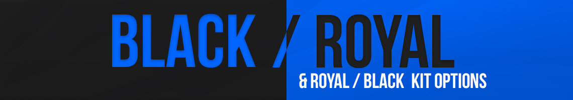 Black/Royal Banner
